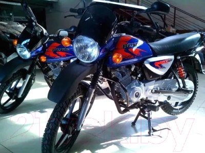 Мотоцикл Bajaj Boxer BM 125 X (синий)