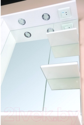 Шкаф с зеркалом для ванной Onika Эльбрус 80.02 L (208021)