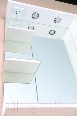 Шкаф с зеркалом для ванной Onika Эльбрус 100.02 R (210004)