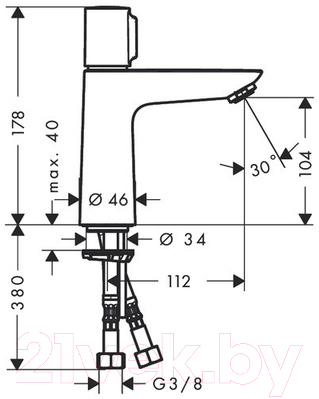 Смеситель Hansgrohe Talis Select E110 71751000