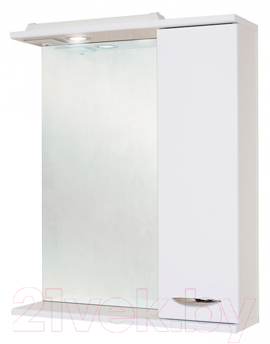 Шкаф с зеркалом для ванной Onika Ника 60.01 R
