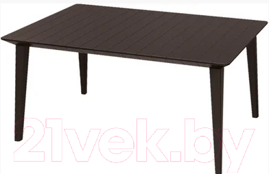 Стол пластиковый Keter Lima Table / 236245 (коричневый)