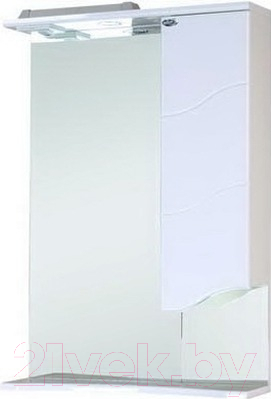 Шкаф с зеркалом для ванной Onika Лайн 48.01 R (204802)