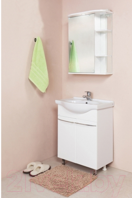 Шкаф с зеркалом для ванной Onika Карина 55.01 L (205512)