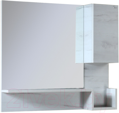Шкаф с зеркалом для ванной Onika Санторини 80.00 (208089)