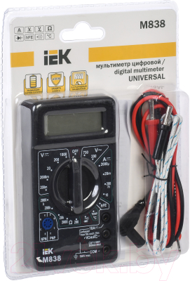Мультиметр цифровой IEK Universal M838 / TMD-2S-838