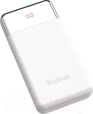 Портативное зарядное устройство Yoobao Power Bank PD 30W (белый)