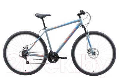 Велосипед Black One Onix 29 D (18, серый//оранжевый/голубой)