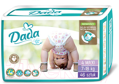 Подгузники детские Dada Extra Soft Maxi 4 (46шт)