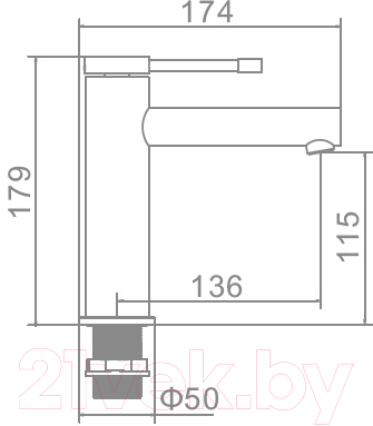 Смеситель Ledeme L1047A