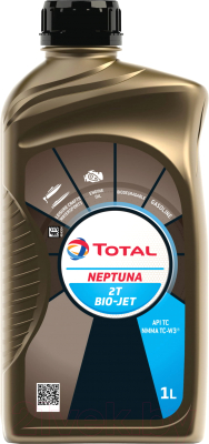 Моторное масло Total Neptuna 2T Bio- Jet / 166227 (1л)