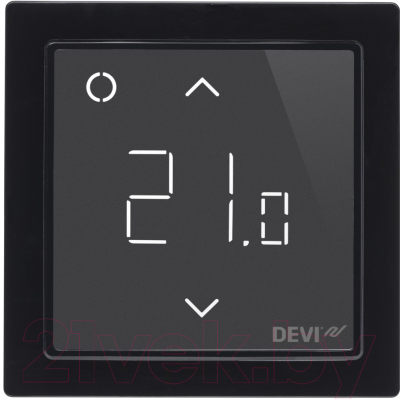 Терморегулятор для теплого пола Devi DEVIreg Smart с Wi-Fi (черный)