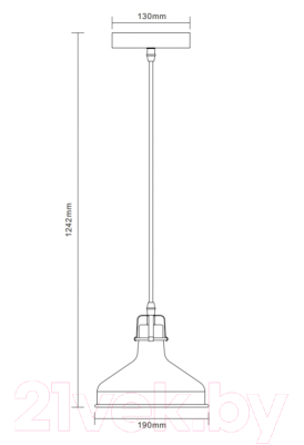 Потолочный светильник Camelion PL-425S С71 / 13025 (белый+хром)