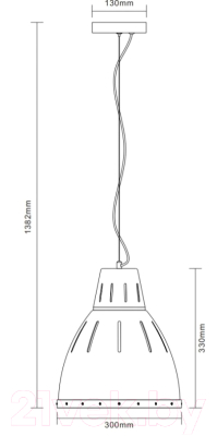 Потолочный светильник Camelion PL-426M С65 / 13033 (серый+бронза)