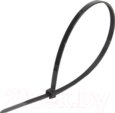 Стяжка для кабеля КВТ КСС Grizzly 79422 (100шт, черный)