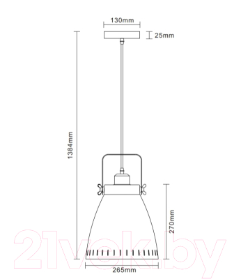 Потолочный светильник Camelion PL-428L C71 / 13074 (белый+хром)
