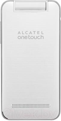 Мобильный телефон Alcatel One Touch 2012D (белый) - вид сзади
