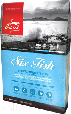 Сухой корм для собак Orijen Six Fish Dog (6.8 кг)