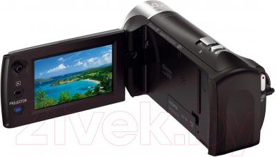 Видеокамера Sony HDR-PJ410B - вид сзади