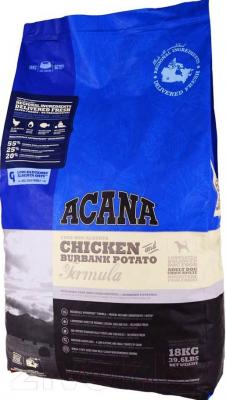 Сухой корм для собак Acana Chicken & Burbank Potato (18кг) - общий вид