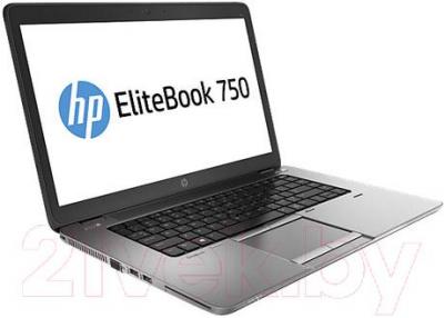 Ноутбук HP EliteBook 750 G1 (J8Q57EA) - вполоборота