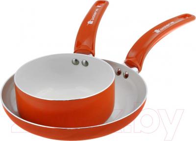 Набор кухонной посуды Polaris Rain 1624SPF (оранжевый)