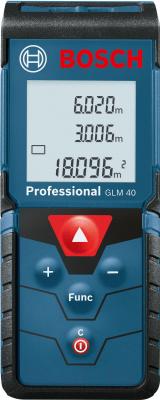 Лазерный дальномер Bosch GLM 40 Professional (0.601.072.900) - вид спереди