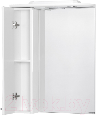 Шкаф с зеркалом для ванной Акватон Джимми 57 (1A034002DJ01L)