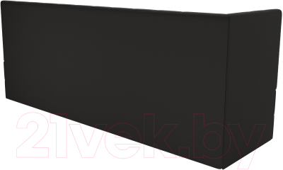 Изображение товара Скамья кухонная мягкая Лига Диванов Бриз 209 / 100382 левый (вельвет, черный)
