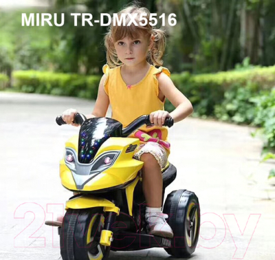 Детский мотоцикл Miru TR-DMX5516 (желтый)