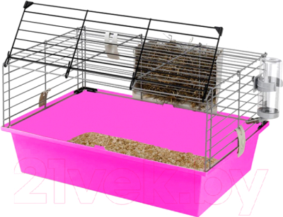 Клетка для грызунов Ferplast Cavie 60 / 57012411W2 (розовый)