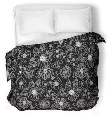 

Пододеяльник Samsara, Black 220По-4