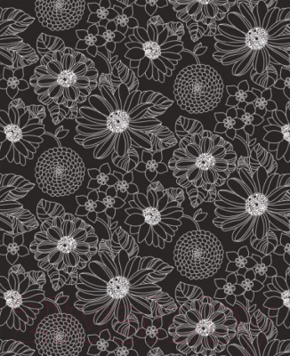 Простыня Samsara Black Flowers 90Пр-4
