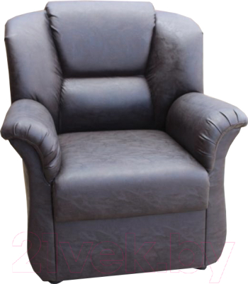Кресло мягкое Уладар Омега-2 (кожзам коричневый)