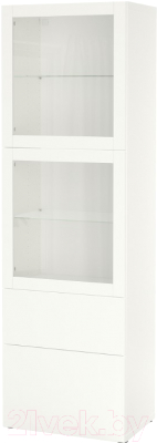 

Шкаф-пенал с витриной Ikea, Бесто 193.008.62