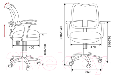 Купить Кресло офисное Бюрократ CH-W797  