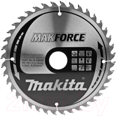 

Пильный диск Makita, B-43658