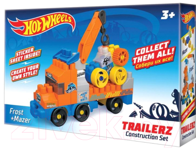 

Конструктор Bauer, Hot wheels trailerz Frost + Mazer / 722