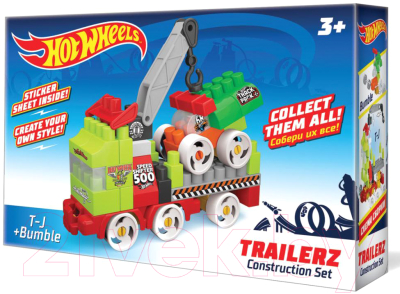 

Конструктор Bauer, Hot wheels trailerz T-J + Bumble / 726