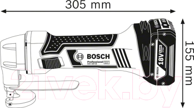 Профессиональные листовые ножницы Bosch GSC 18V-16 (0.601.926.200)