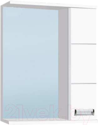 Шкаф с зеркалом для ванной Vako Флора 500 T R / 12407