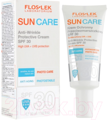 Крем для лица Floslek Laboratorium Sun Care Anti-Wrinkle Protective Cream SPF30 (30мл)
