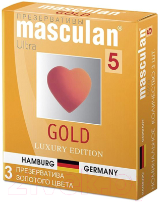 Презервативы Masculan Gold №3