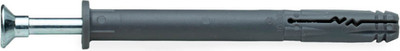Дюбель-гвоздь ЕКТ Цилиндр 10x100 / VZ011632 (50шт, полипропилен) - 