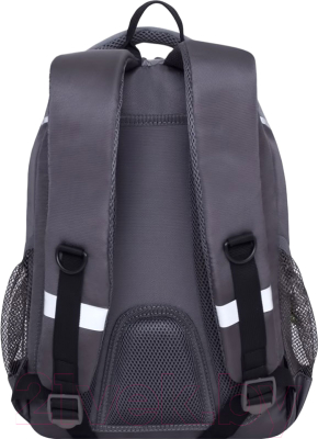 Школьный рюкзак Grizzly RB-963-1 (серый/темно-серый)