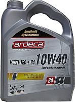 Моторное масло Ardeca Multi-Tec+ B4 10W40 / P03021-ARD005 (5л) - 