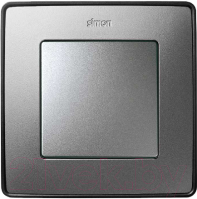 Рамка для выключателя Simon 8201610-293 (графит-алюминий металл)