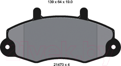 

Тормозные колодки Textar, 2147001