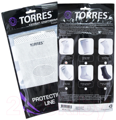 Суппорт колена Torres PRL11010L (L, серый)