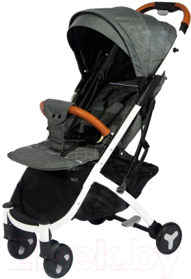 Детская прогулочная коляска Yoya Plus 2 (серый/черный)